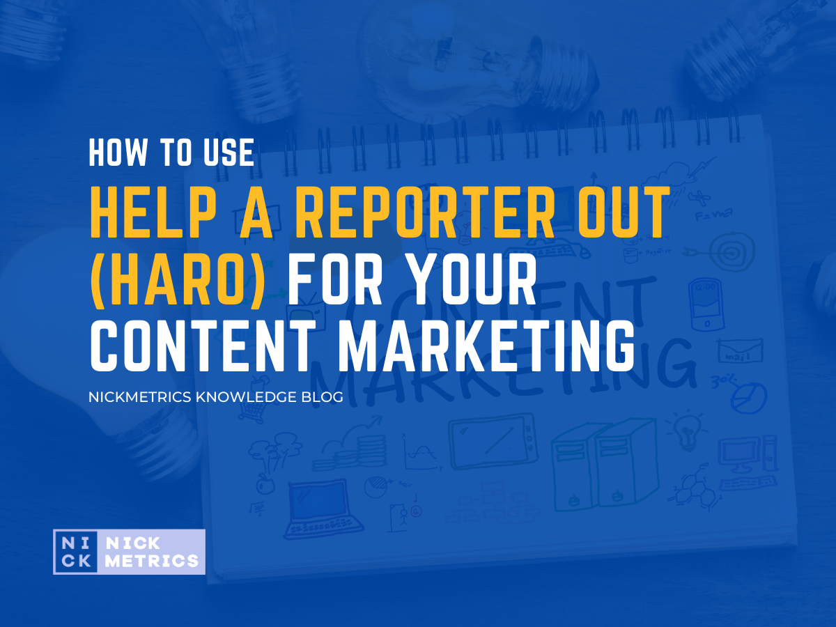How To Use HARO For Your Content Marketing Blog Featured Image