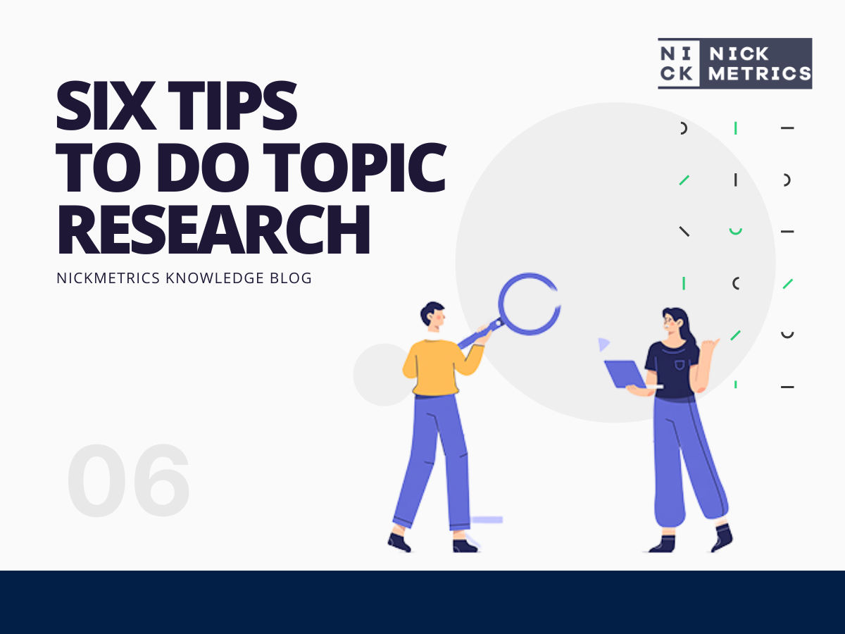 Tips To Do Topic Research blog featured image