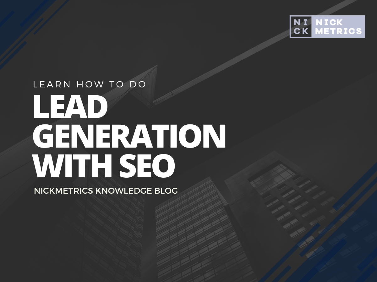 How To Do Lead Generation With SEO blog featured image
