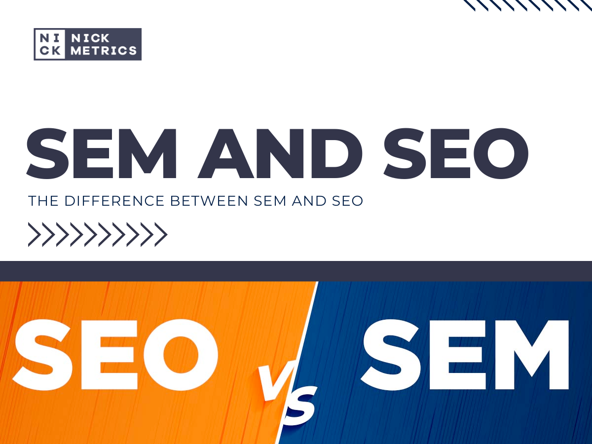 The Difference Between SEM And SEO Blog Featured Image