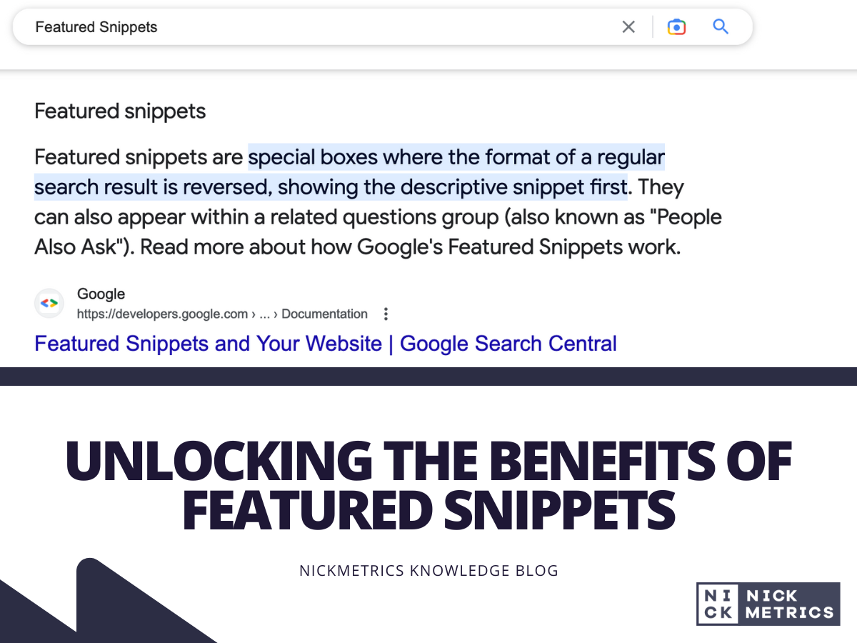 Featured Snippets Blog Featured Image